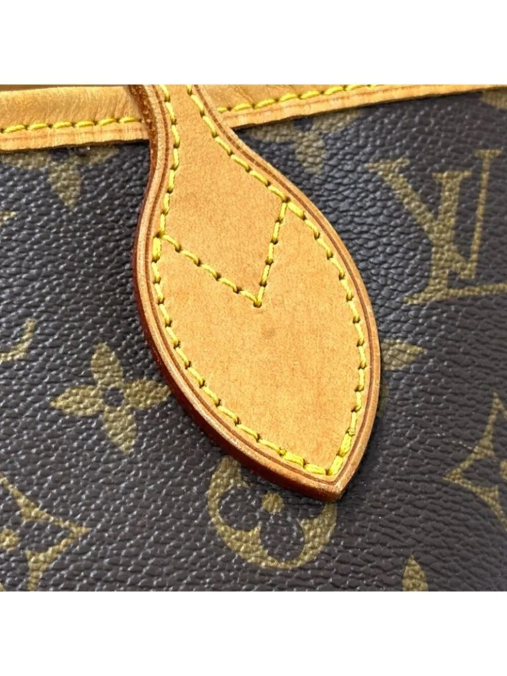 Louis Vuitton Monogram Tote Neverfull MM Brown Shoulder